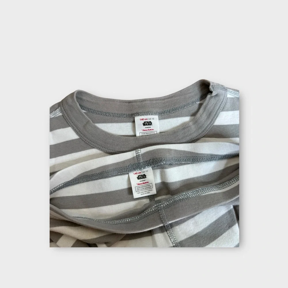 Hanna Andersson x Disney Star Wars Stormtrooper Striped Organic Pajama Set - Picture 3 of 8